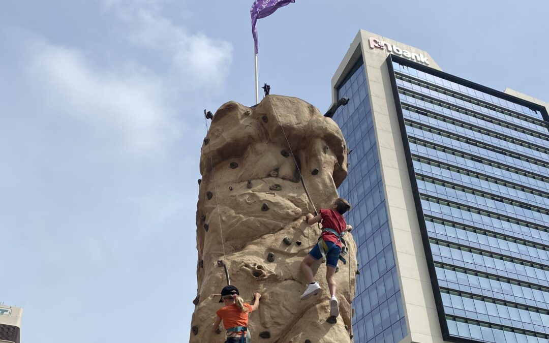 Climb With Cahoots at the Telethon Family Festival